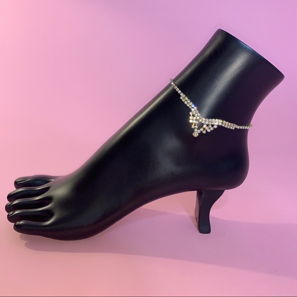 Asteria Diamante Gold Anklet - BOUTIQUE - Picture 1 of 1